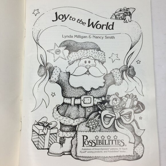 Vintage 1999 Joy To The World Quilting Pattern Book Lynda Milligan Nancy Smith - Picture 2 of 13